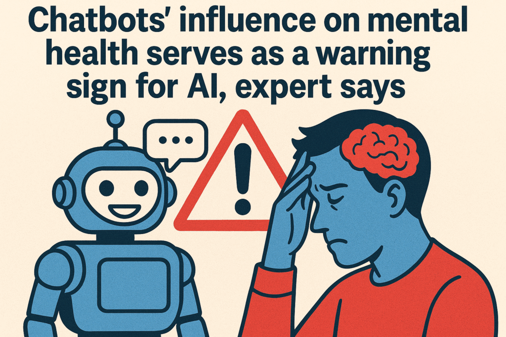 Chatbots influence on mental health serves