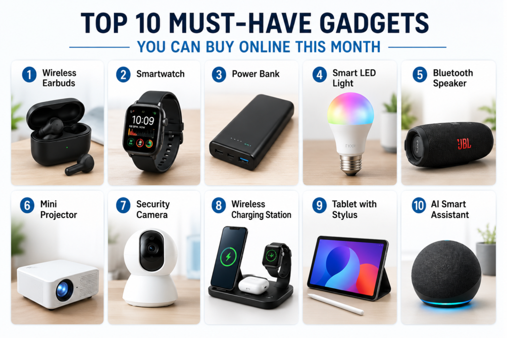 Top 10 Amazing Gadgets You Should Buy Online This Month to Make Your Life Smarter