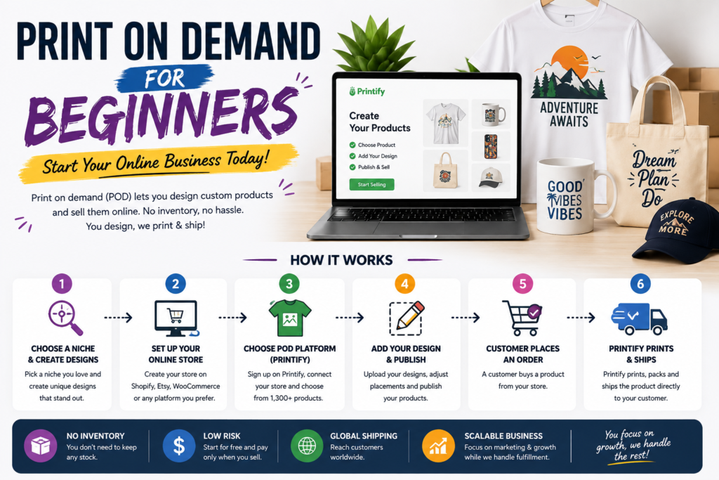 Printify Review 2026: How to Start a Print-on-Demand Business Without Inventory