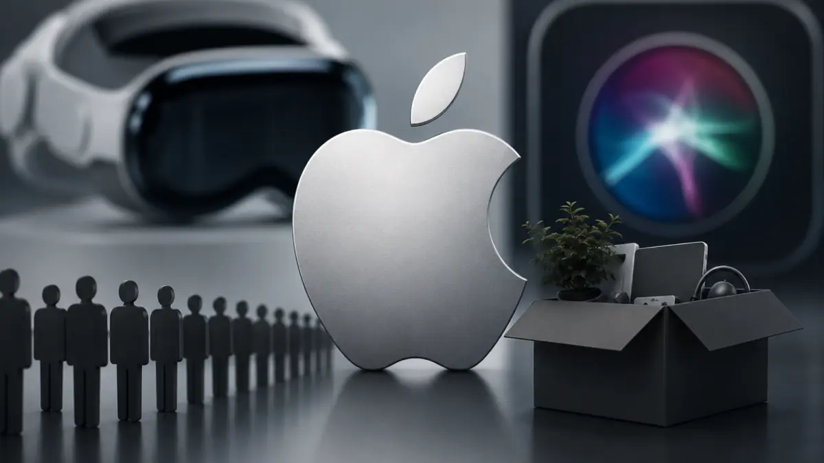 Apple Restructures Siri AI and Vision Pro Teams, Plans to Cut More Than 200 Jobs