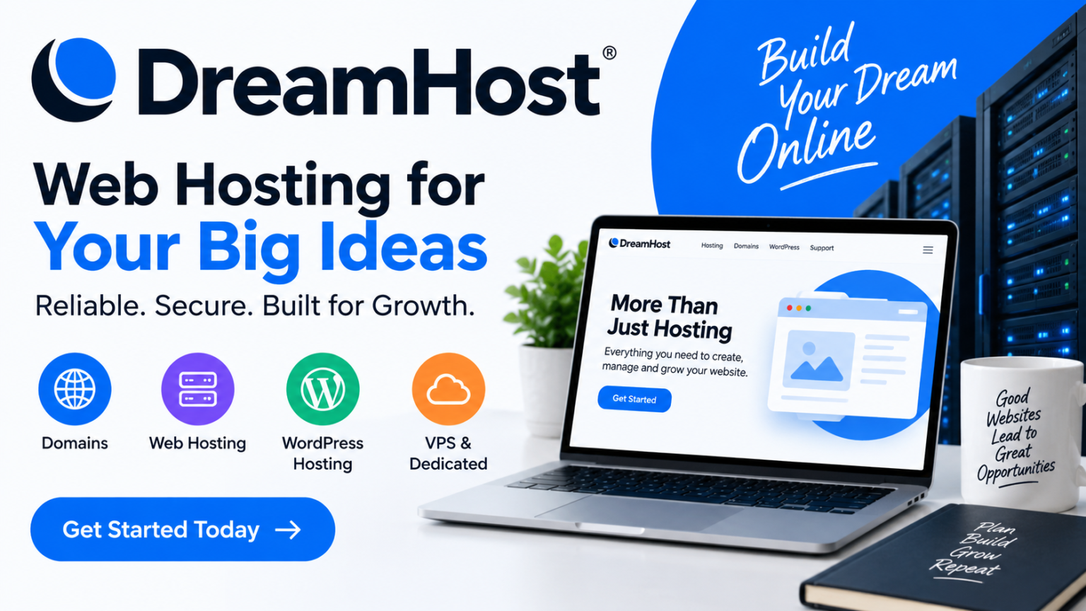 DreamHost Review: Reliable Web Hosting for Websites, Blogs & Online Businesses